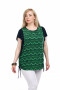 Блуза "Олси" 1510016 ОЛСИ (Кружево зеленый)