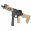 Страйкбольный пистолет-пулемет (King Arms) TWS 9mm SBR GBB (DE)